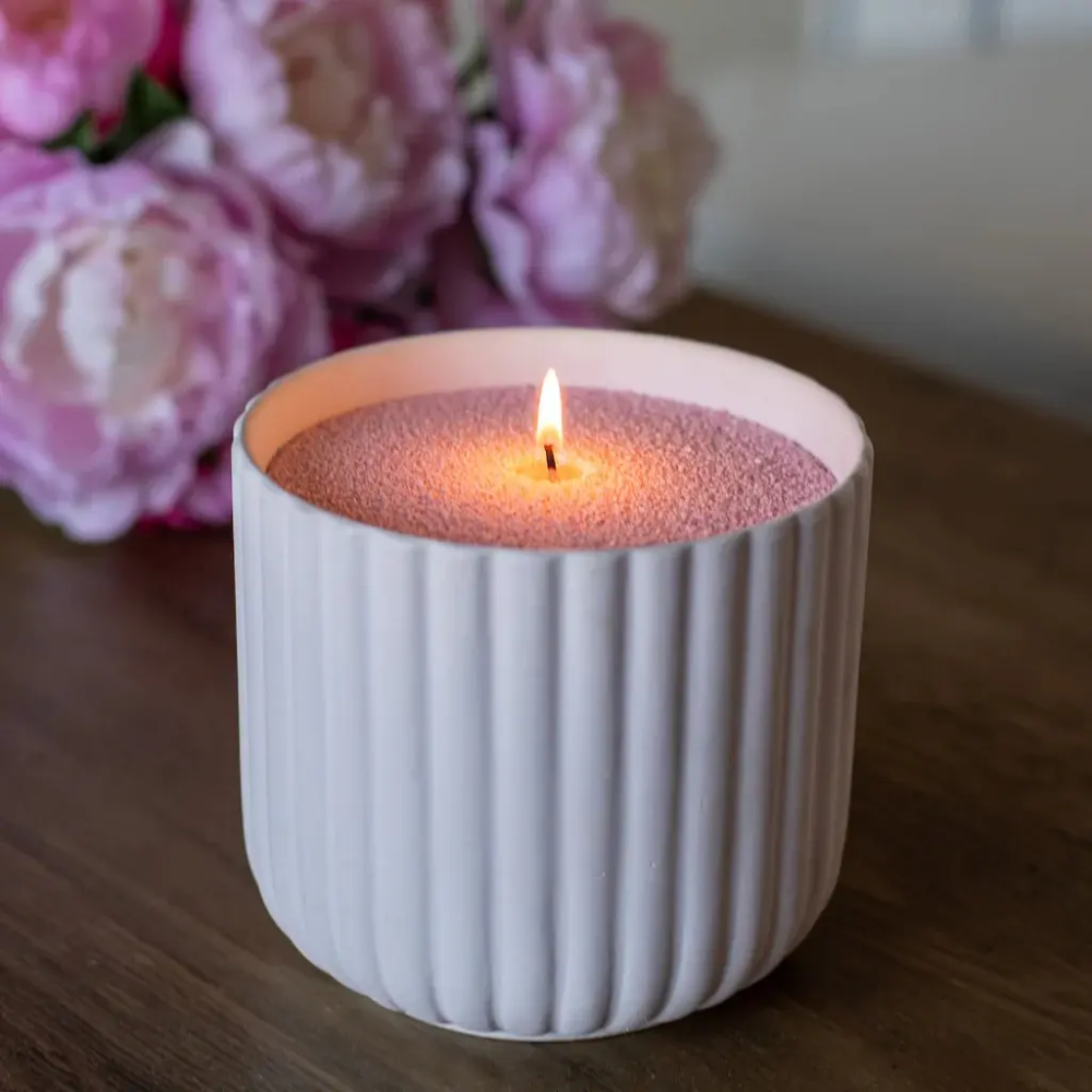 Vela de Arena Rosa Bebé Baby Pink