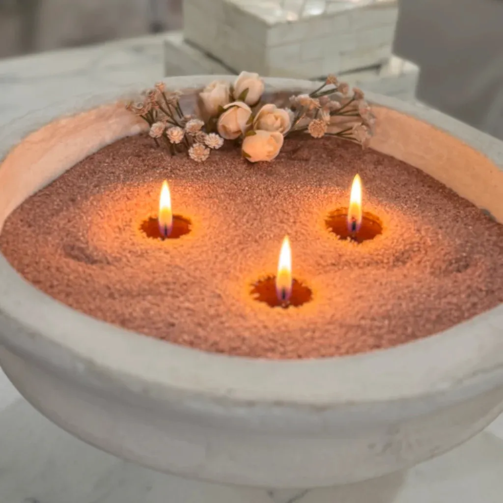 Vela de Arena Desert Rose
