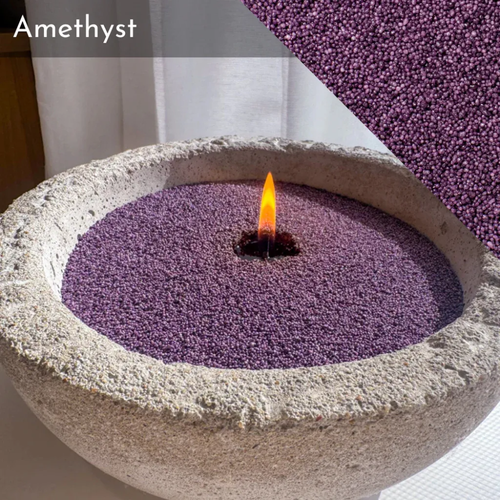 Vela de Arena Lila Amethyst