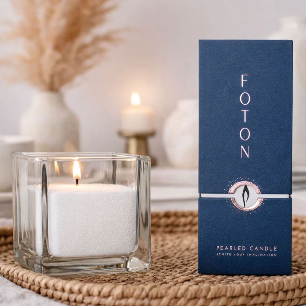Vela de Arena Blanca Scent Free